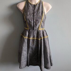 Armani Exchange Dresses | Armani Exchange Grey & Lime Green Front Zip